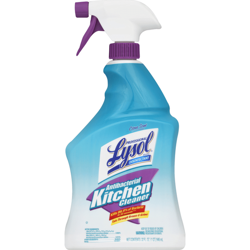 Lysol Kitchen Cleaner Disinfectant Antibacterial Citrus Scent 32 Oz   Large 42bf3470 4300 4f75 B581 Dac16c0d8288 