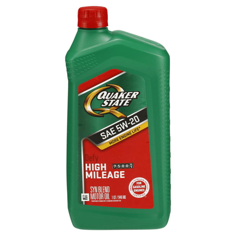 Quaker State Defy High Mileage SAE 5W-20 Motor Oil