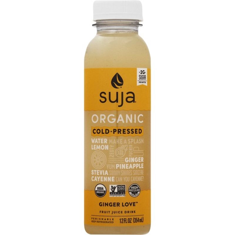 Suja Ginger Love Organic Cold-Pressed Fruit Juice Drink (12 Fl Oz) From ...