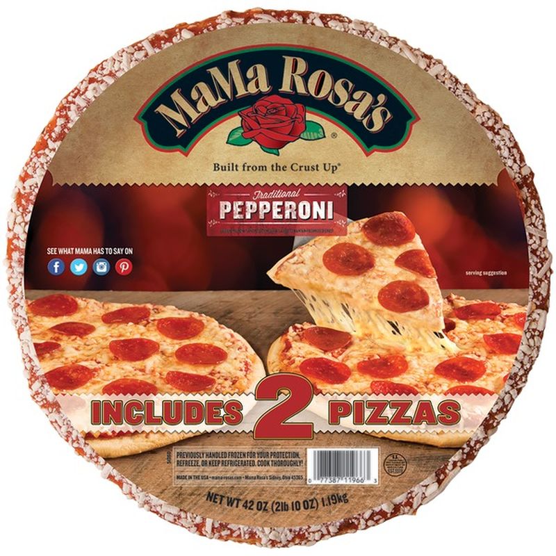 MaMa Rosa's Traditional Pepperoni Pizzas (42 oz) from Shoppers Instacart