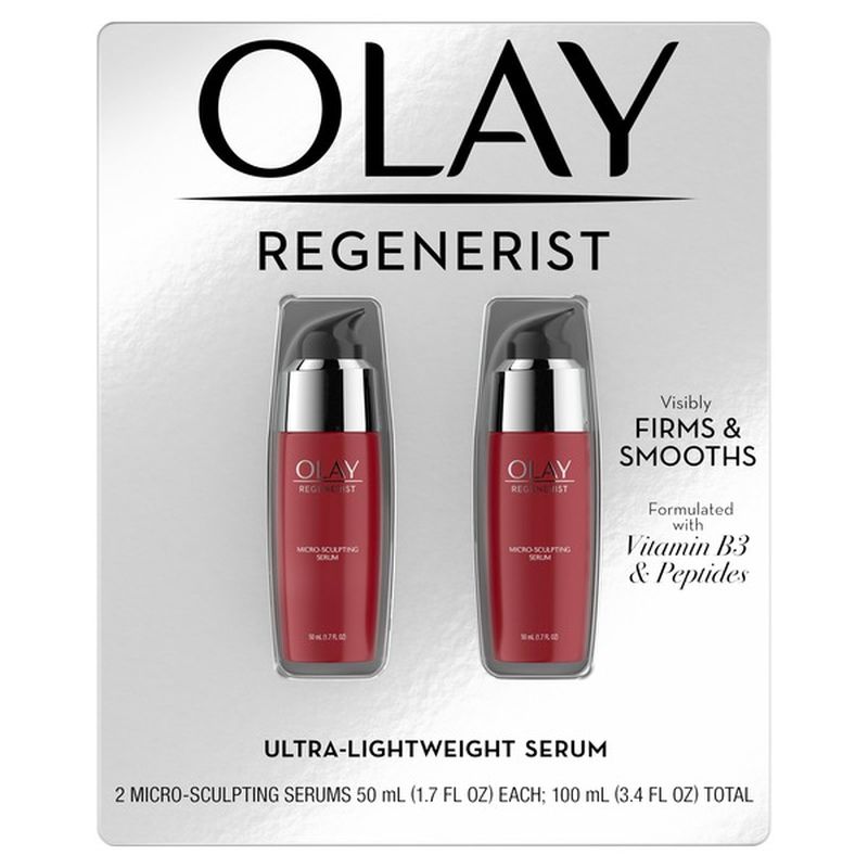 Olay MicroSculpting Face Serum (1.7 oz) Instacart