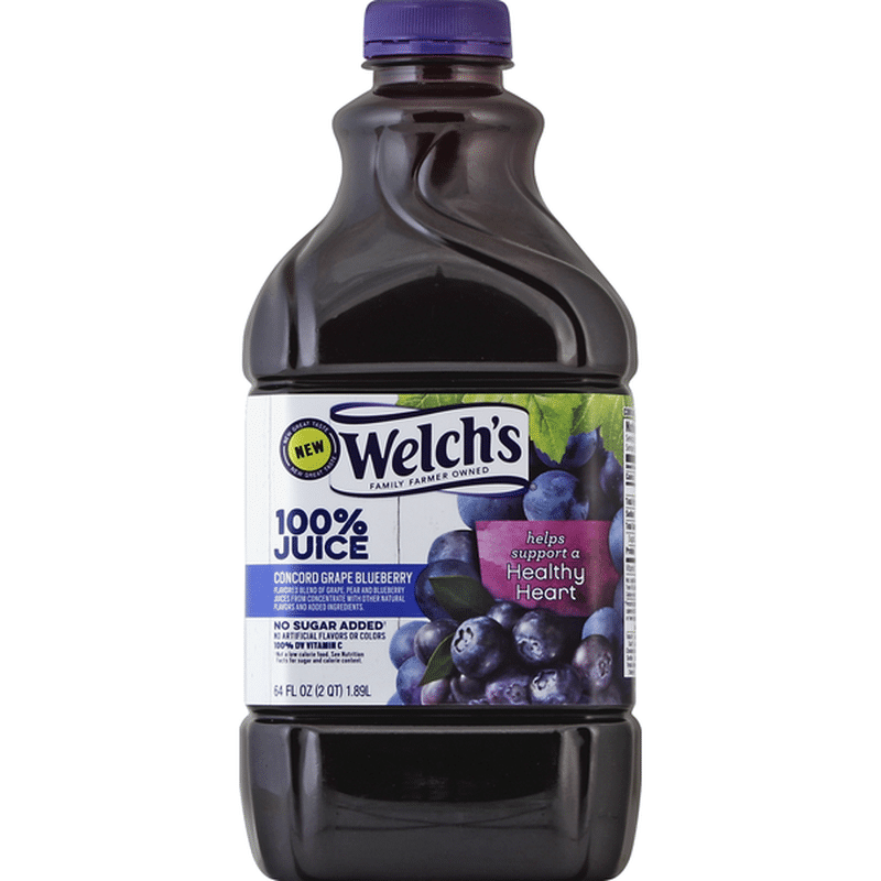 Welch's 100 Juice, Concord Grape Blueberry (fl oz) Instacart