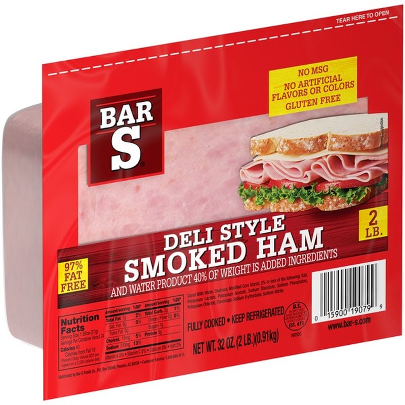 Bar S Deli Style Smoked Ham 32 Oz Instacart