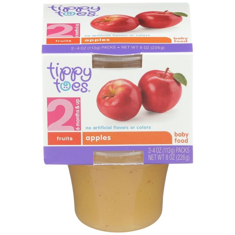 Tippy Toes Apples Baby Food (4 oz) Instacart