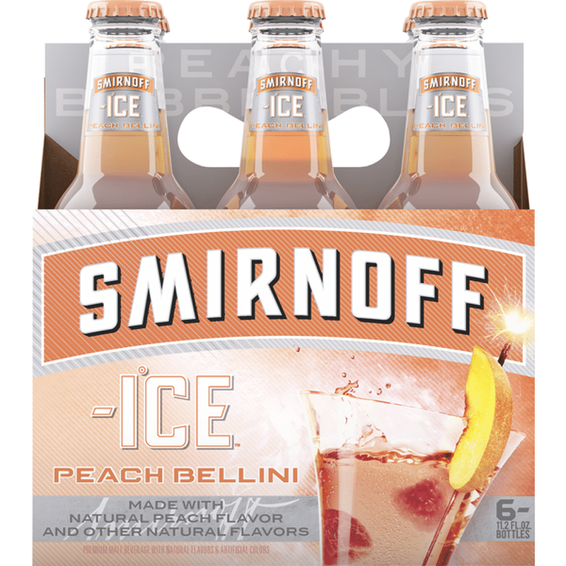 Smirnoff Malt Beverage Peach Bellini 112 Fl Oz Instacart 4225