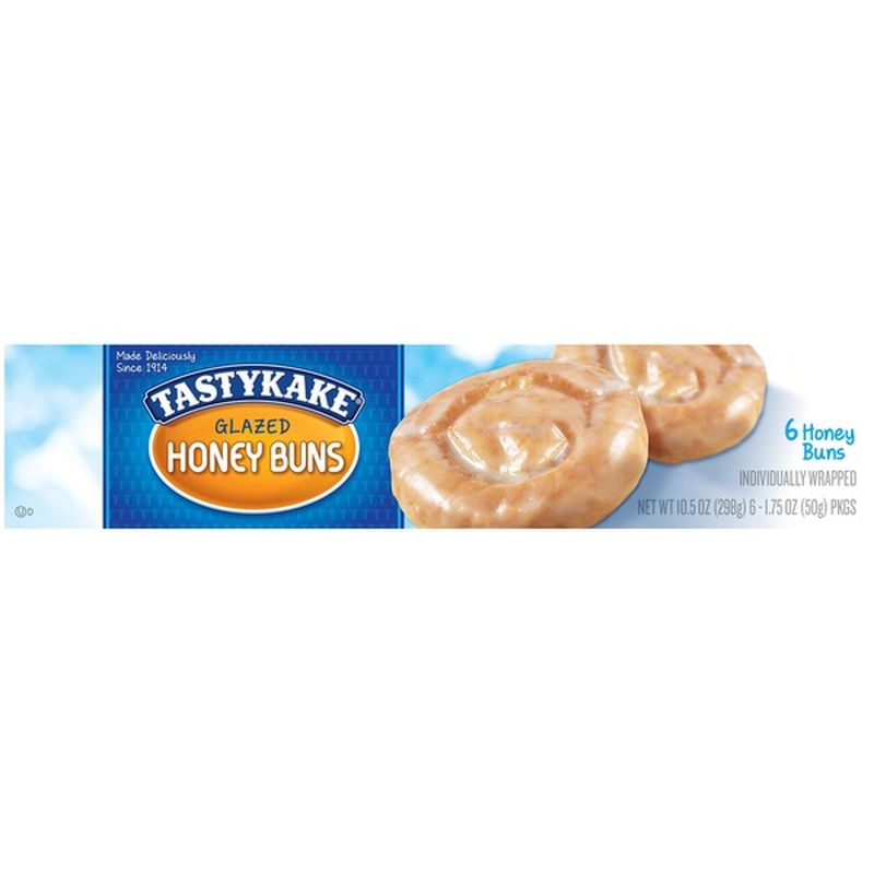 Tastykake Glazed Honey Buns (6 each) from Lucky Supermarkets Instacart