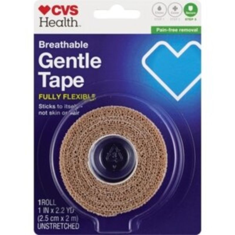 CVS Pharmacy Gentle Tape First Aid Wrap 1 Inch X 2.2 Yards (each