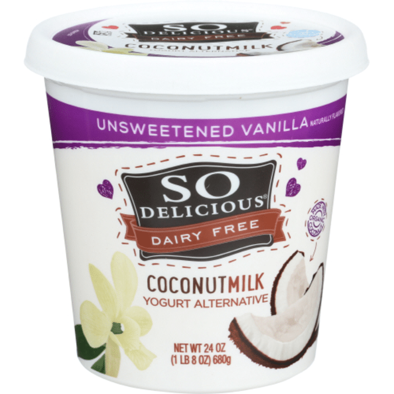 So Delicious Dairy Free Coconutmilk Unsweetened Vanilla Yogurt