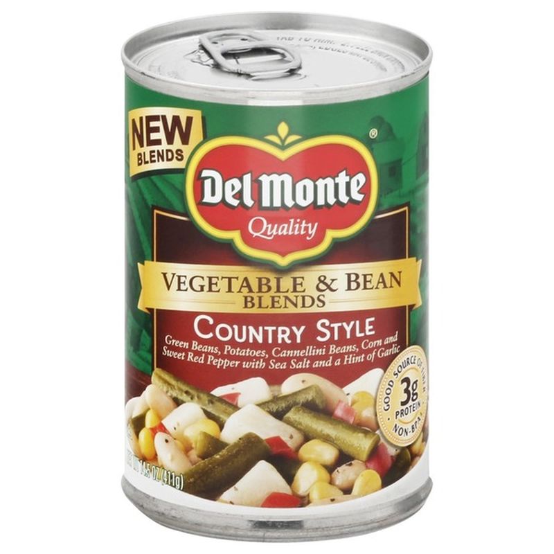 Del Monte Vegetable & Bean Blends Country Style (14.5 oz) from Lunardi ...