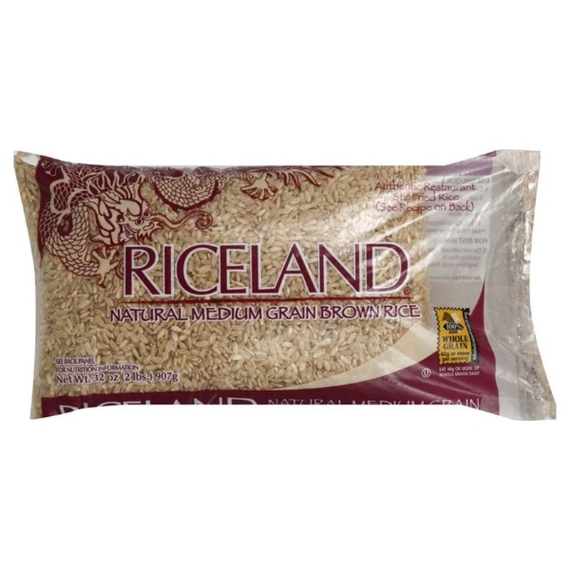 Riceland Brown Rice, Natural Medium Grain (32 oz) Instacart