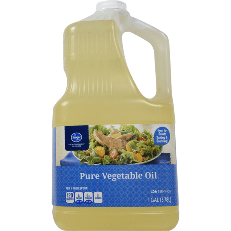 Kroger Vegetable Oil, Pure (128 oz) Delivery or Pickup Near Me Instacart