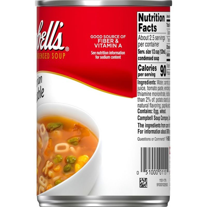 Campbell's® Vegetarian Vegetable Soup (10.5 oz) from Sunset Foods