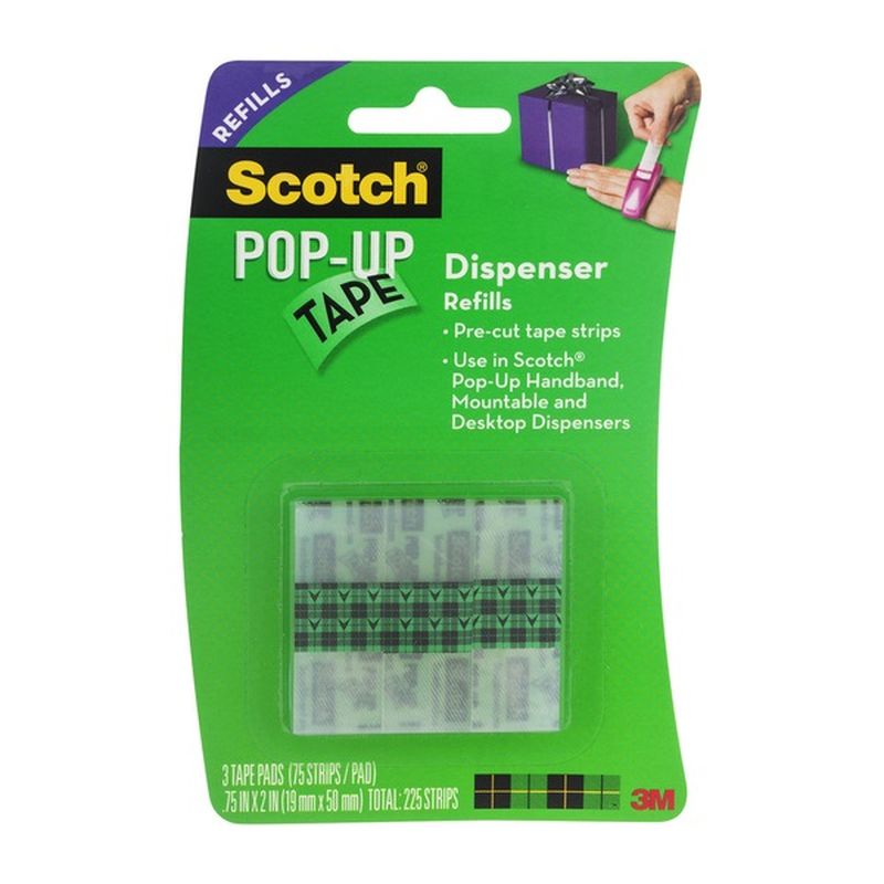 Scotch PopUp Tape Dispenser Refills 3 Pads (3 ct) Instacart