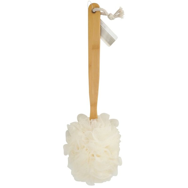 BLeve Bamboo Handled Net Sponge Brush (1 ct) Instacart