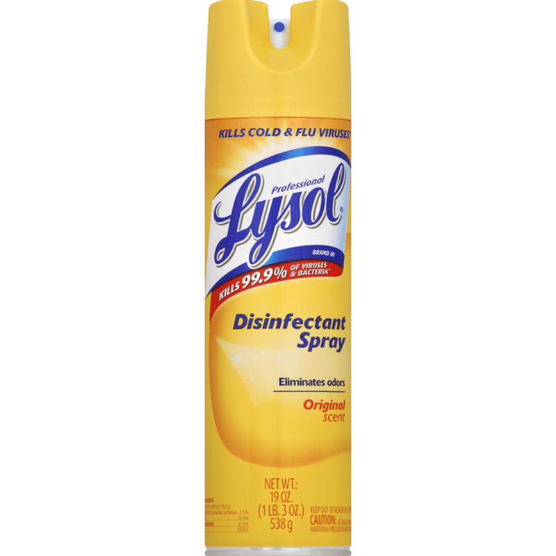 Lysol Disinfectant Spray, Original Scent (19 oz) - Instacart