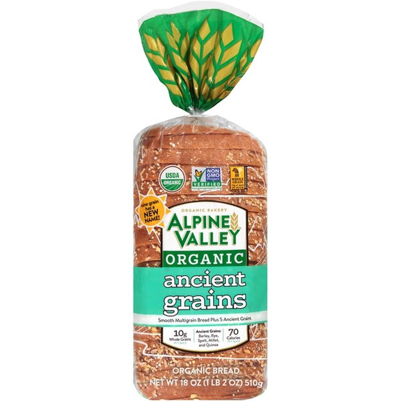 Alpine Valley Organic Ancient Grains Bread (1.13 lb) Instacart