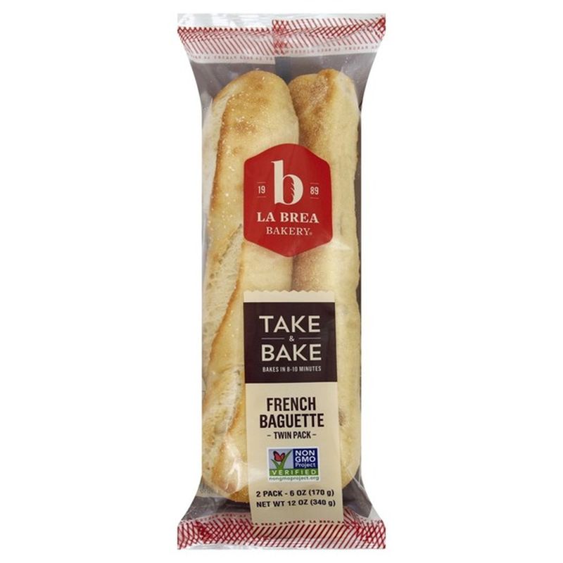 La Brea Bakery Take & Bake Twin Pack French Baguette (2 pack) (2 ct