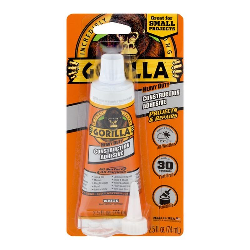 Gorilla Glue Heavy Duty Construction Adhesive (1 ct) Instacart