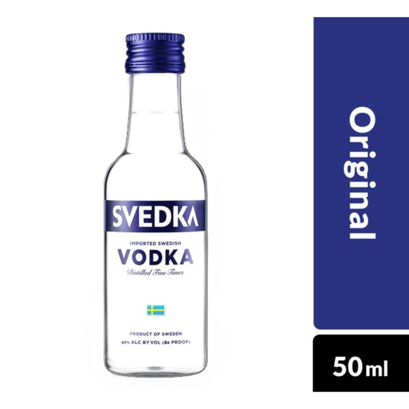 Svedka Vodka Mini Plastic Bottle 50 Ml Instacart