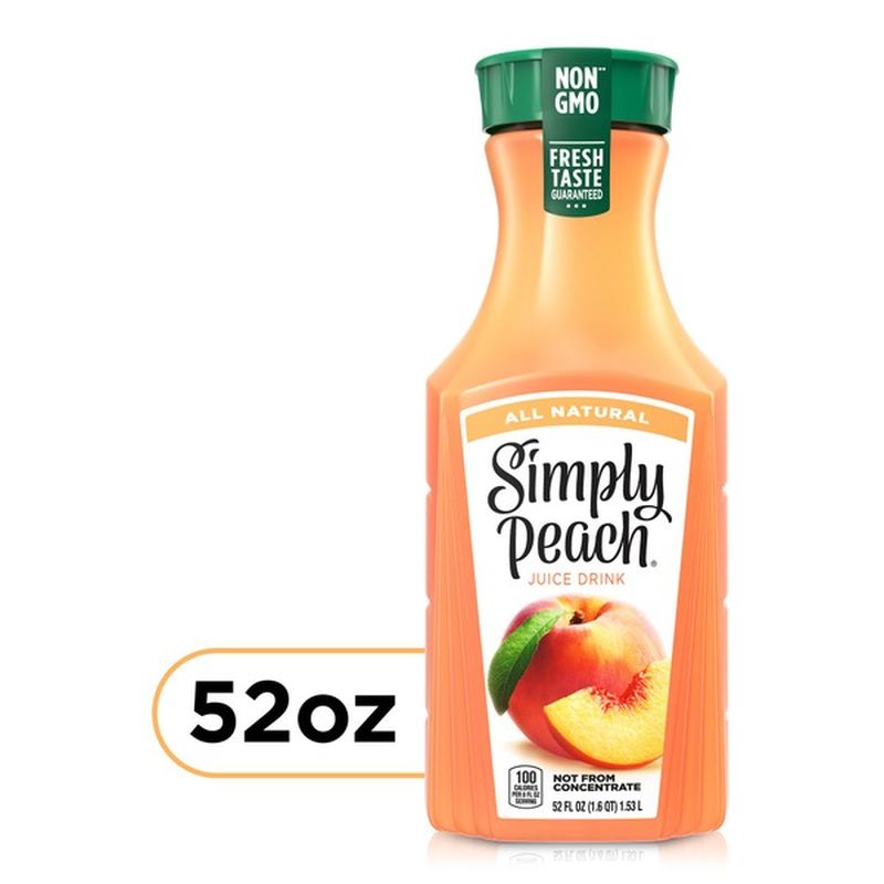 Simply Peach Juice (52 oz) Instacart
