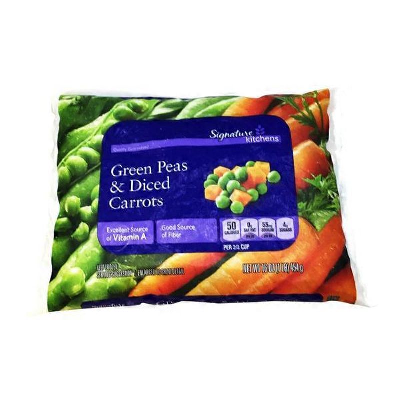 Signature Kitchens Green Peas & Diced Carrots (16 oz) from Safeway