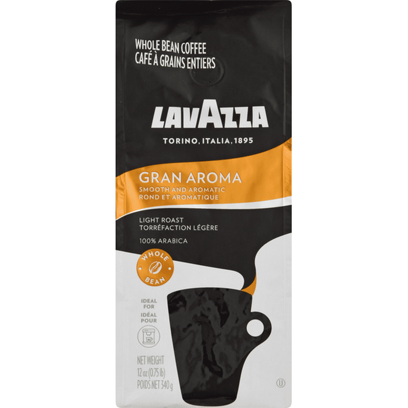 LavAzza Coffee, Whole Bean, Light Roast, Gran Aroma (12 Oz) - Instacart