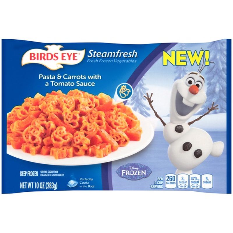 Birds Eye Disney Frozen Pasta & Carrots with a Tomato Sauce Birds Eye