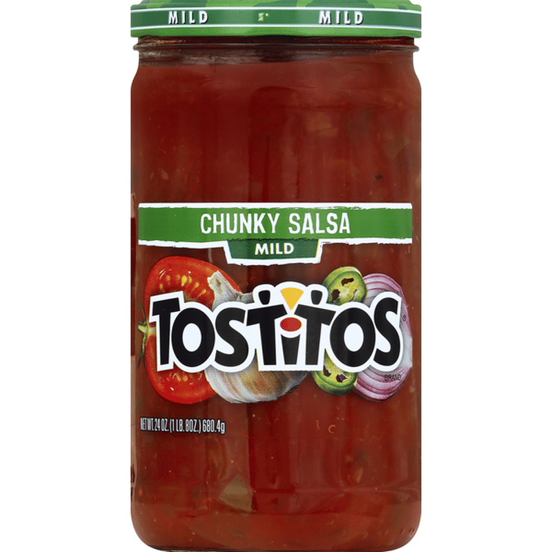 Tostitos Salsa, Chunky, Mild (24 Oz) - Instacart