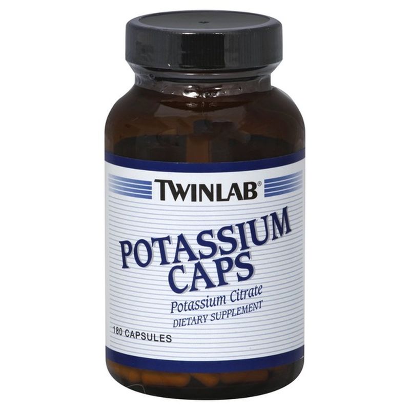 Twinlab Potassium Caps, Capsules (180 each) Instacart
