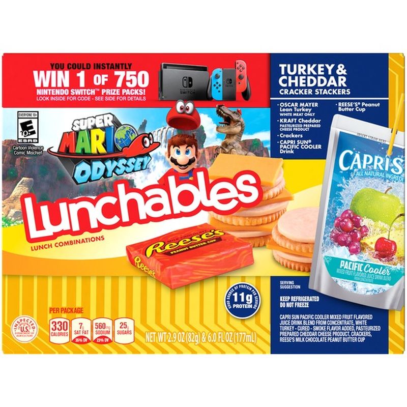 LUNCHABLES WITH 100 JUICE