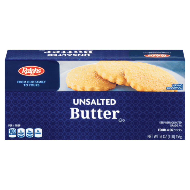 Ralph's Unsalted Butter (16 oz) Instacart