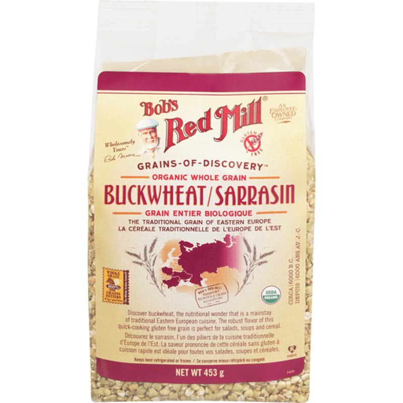 Bob's Red Mill Organic Whole Grain Buckwheat (453 g) Instacart
