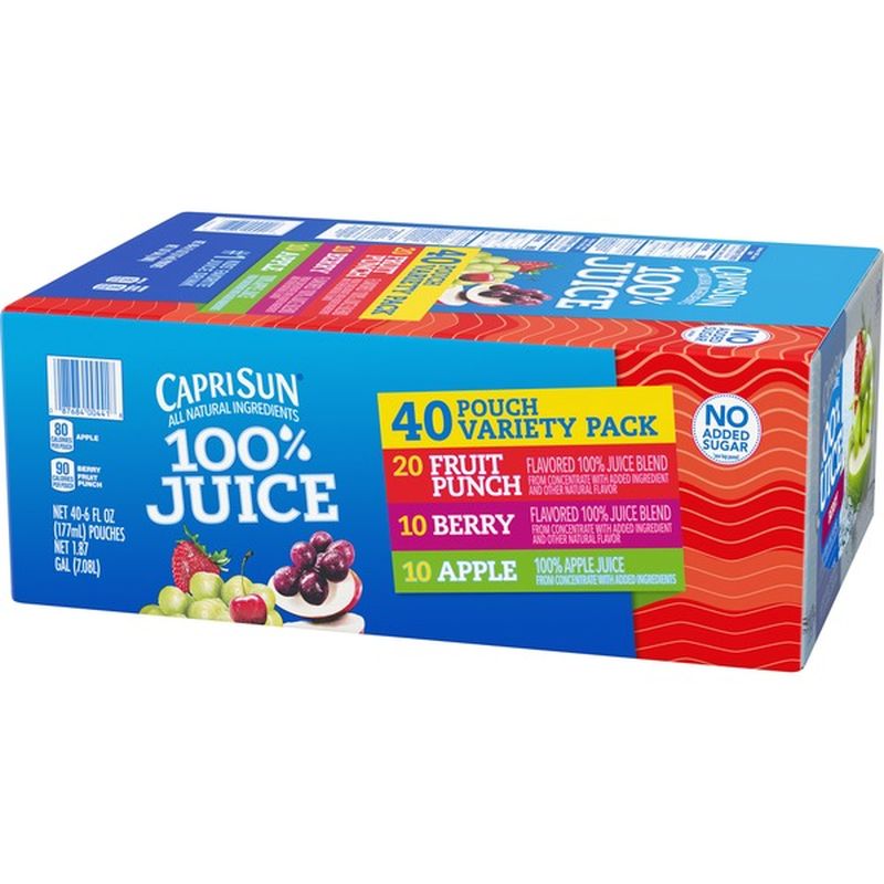 Capri Sun 100 Juice Variety Pack 6 Fl Oz Instacart