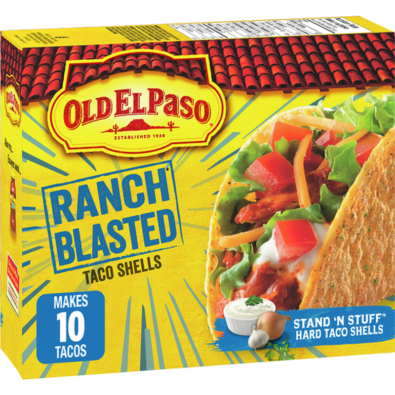 Old El Paso Special Edition Ranch Blasted Stand N Stuff Hard Taco Shells 153 G Instacart 3627