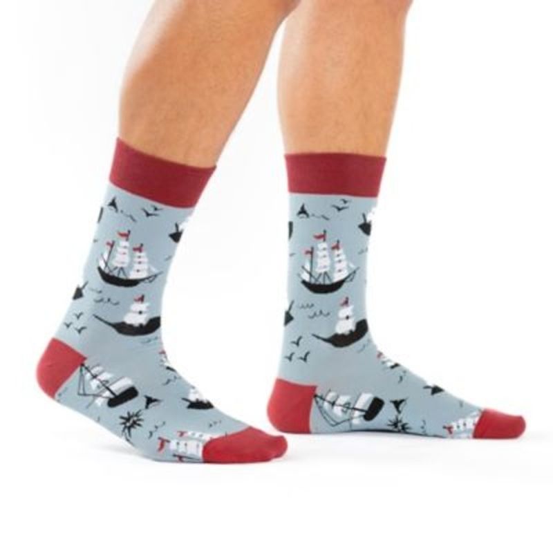 Sock It To Me Ship Shape Crew Socks