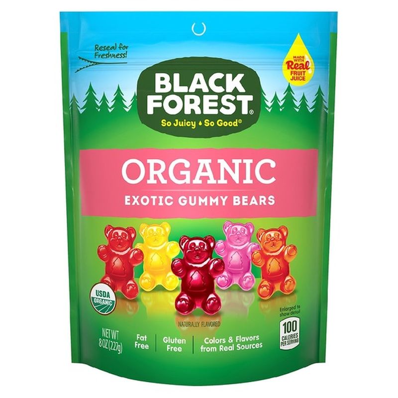 organic black forest gummy bears organic