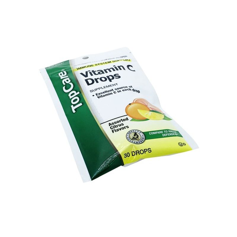 TopCare Vitamin C Supplement Drops, Assorted Citrus (30 ct) Instacart