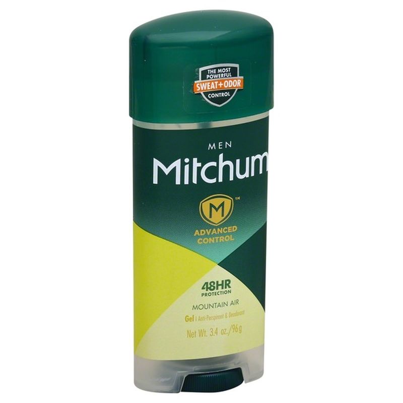 Mitchum Anti-Perspirant & Deodorant, Men, Gel, Mountain Air (3.4 oz ...