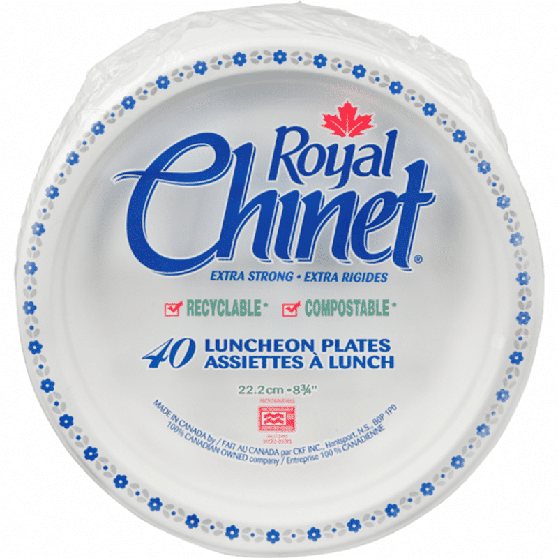 Royal Chinet 8-3/4" Dinner Plates