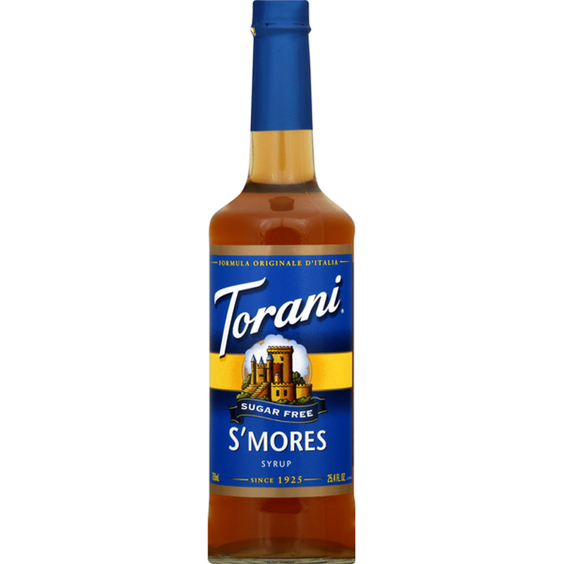Torani Syrup, Sugar Free, S'mores (25.4 oz) Instacart