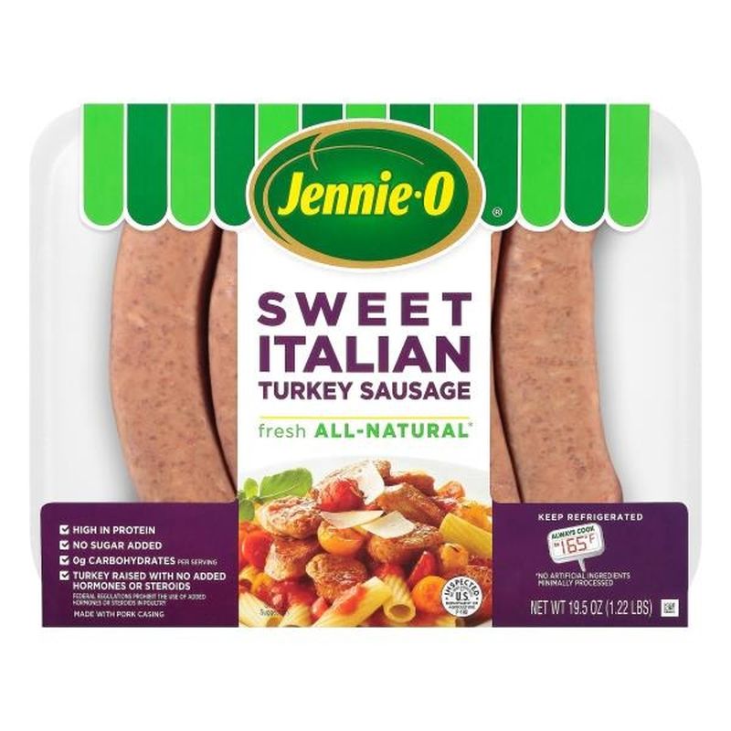 JennieO Fresh AllNatural Sweet Italian Turkey Sausage (12 ct) from