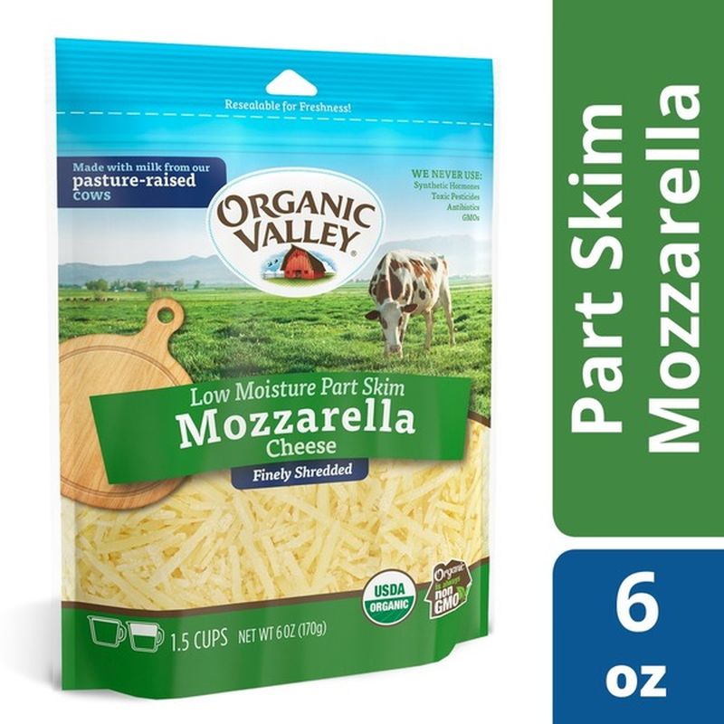 Organic Valley Organic Finely Shredded Mozzarella Cheese (6 oz) from