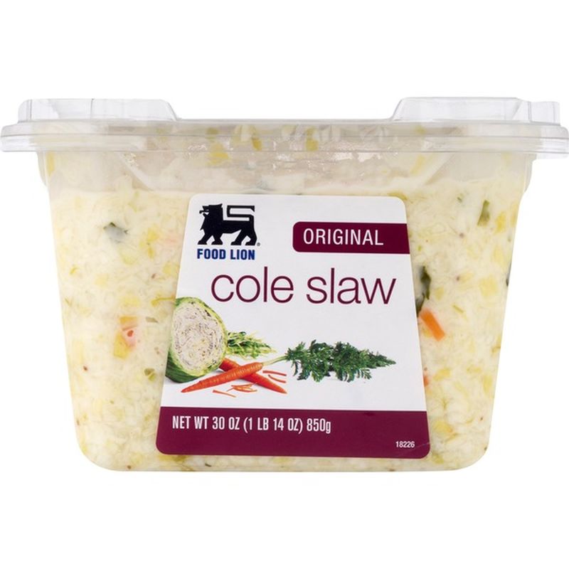 Food Lion Cole Slaw, Original (30 oz) Instacart