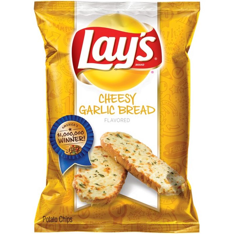 Lay S Cheesy Garlic Bread Potato Chips 7 7 Oz Instacart