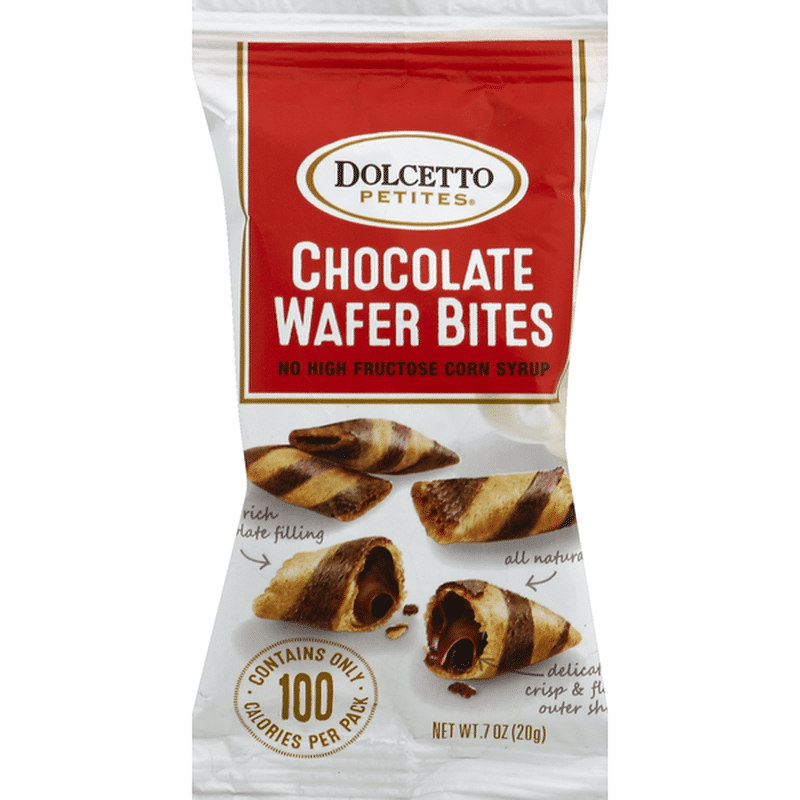 Dolcetto Wafer Bites, Chocolate (0.7 oz) - Instacart