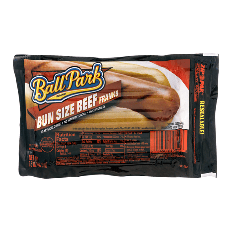 Ball Park Bun Size Beef Franks (14 oz) from Giant Food Stores Instacart
