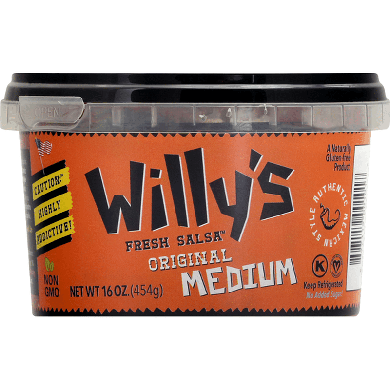 Willy's Salsa, Original, Medium (16 oz) Instacart