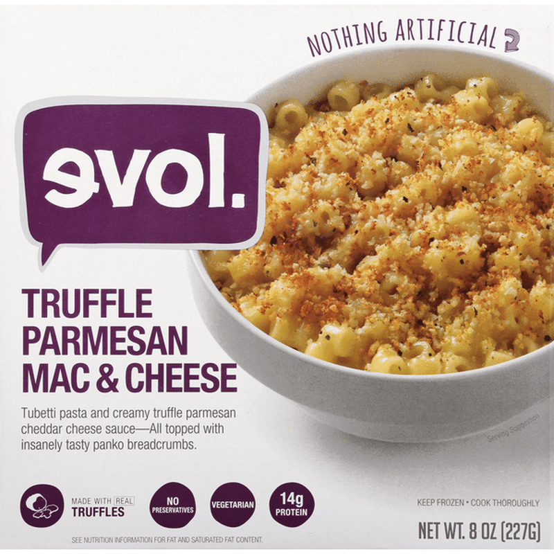 Evol Foods Mac & Cheese, Parmesan Truffle (8 oz) from ShopRite Instacart