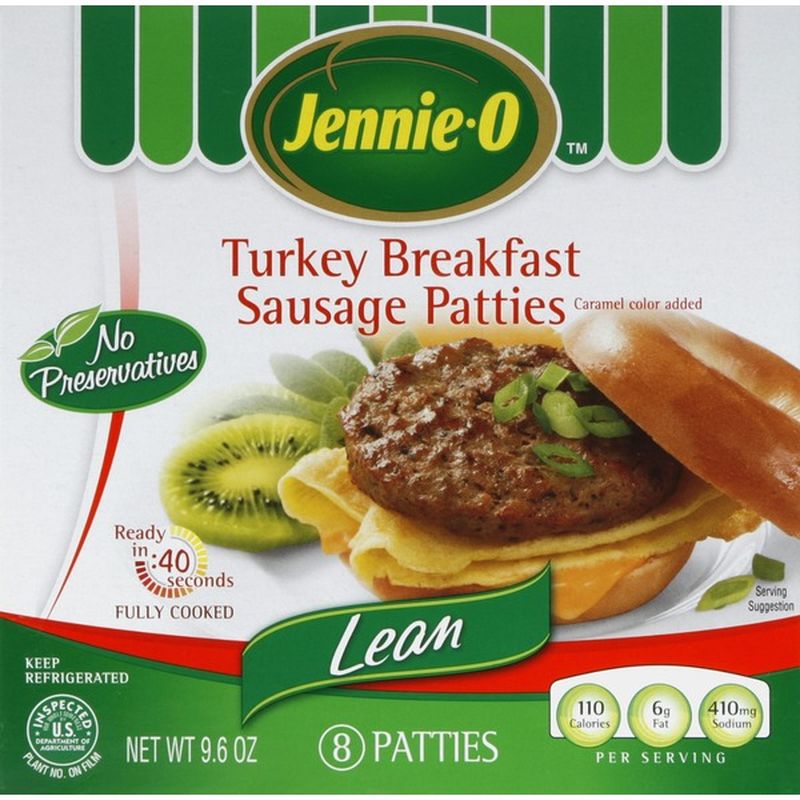 JennieO Turkey Breakfast Sausage, Patties, Lean (8 each) Instacart