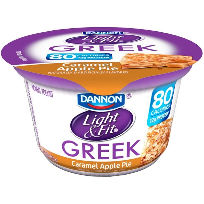 Light N' Fit Nonfat Yogurt Caramel Apple Pie (5.3 oz) Instacart